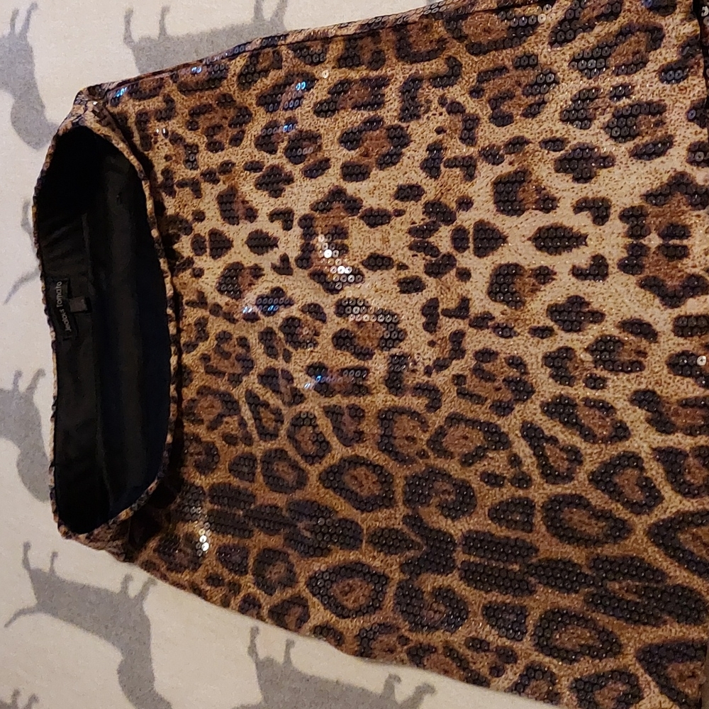 Jealous Tomato Leopard Print Mini Skirt